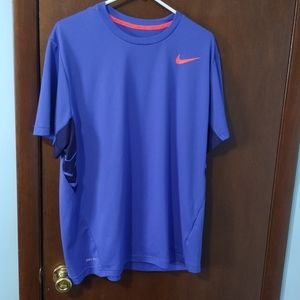 Purple Athletic Men's XL Nike Dri-Fit Shirt